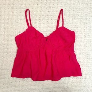 NWOT Lulus Peplum Cami Top